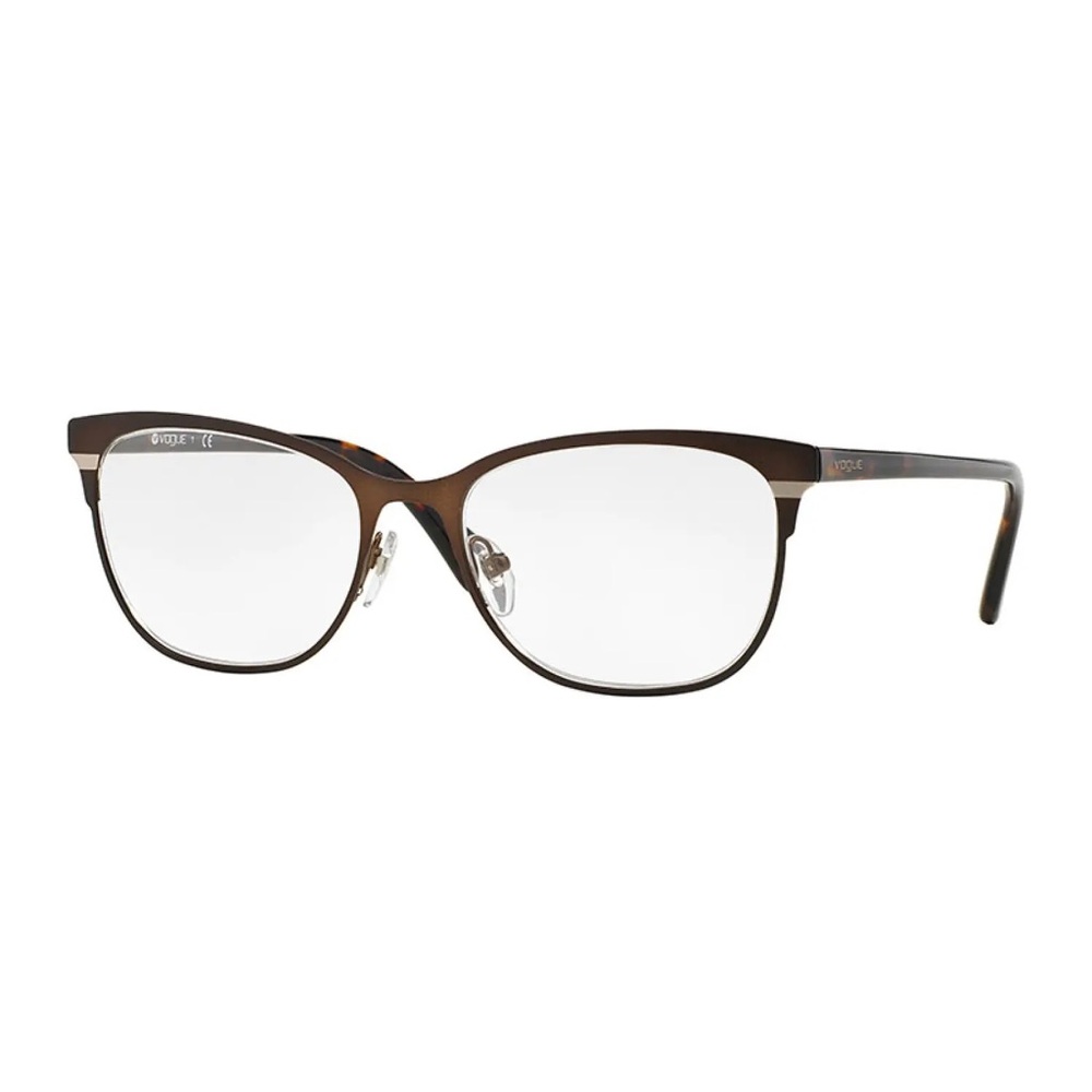 New Vogue eyeglasses VO3963 934S Matte Brushed Brown 53mm